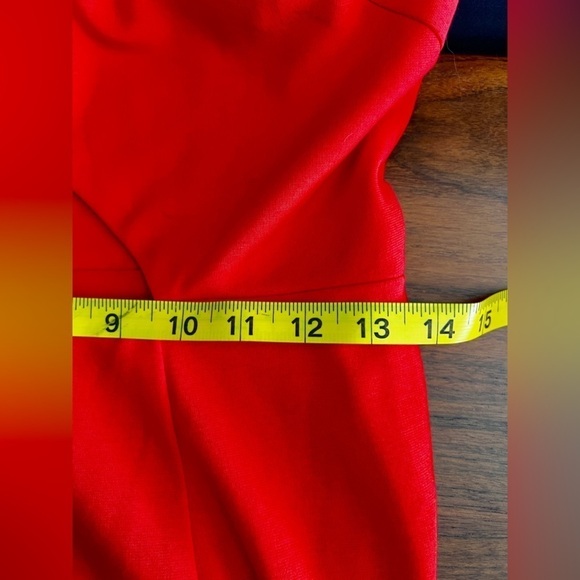 LULU’S Women’s Size Medium Red-Orange High Halter Neck Cut-Out A-Line Midi Dress - Picture 13 of 15